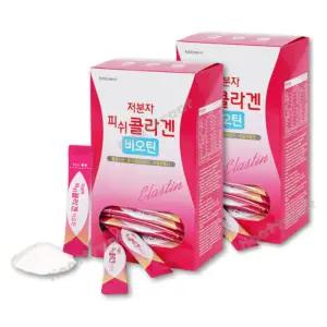 저분자 피쉬 콜라겐 스틱 녹십초 대용량 90포 x 2박스