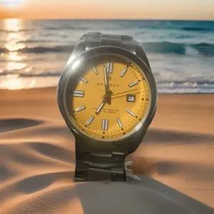 AK나이트 쿼츠, 오렌지 face, date,슈퍼 Luminous,W/R40mm 케이스, water, resistant 패션시계 시계 명품시