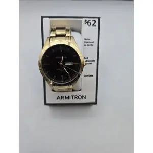 Armitron Men 골드-Tone 아날로그 시계 [세금포함] [정품] - 20/5174BKGP 손목시계 명품시계 패션시계 3175