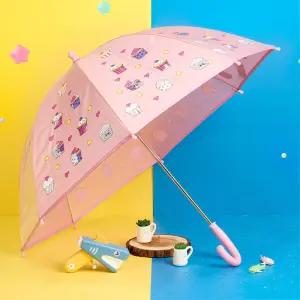 색깔이 변하는 어린이집 컵케이크 안전캡 우산 실용적 선물 장마 우천