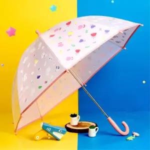 색깔이 변하는 어린이집 튤립 안전캡 우산 유아 선물 저학년 귀여운