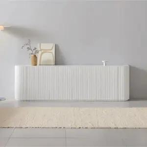 린느 2000 호텔식 템바보드 라운드 높은 수납거실장