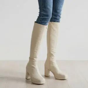 [멜팅브라운]여자 가보시힐 슬림 롱부츠 7.5cm