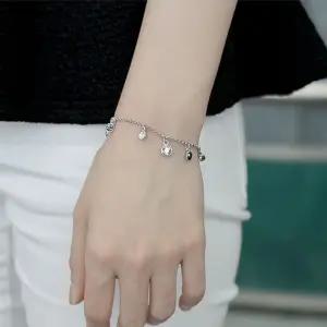 물방울 스와로브스키 크리스탈 제작 체인 팔찌 VCU1+2Fkq