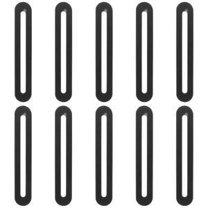 10개 조절 가능 보수 목재용 금속 슬롯 고하중 브래킷 브레이스 플레이트 스틸 수리 구멍 코너 평면 스테인리스