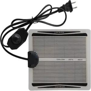 작은 동물을위한 플레이풀비 파충류 온열 패드 온도 조절이 가능한 도마뱀 테라리움 매트 뱀 거북 수염 용