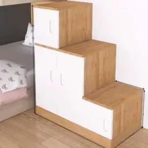 틈새 수납장 계단형 나무 서랍장 진열대 랙 복층 다락방 원룸