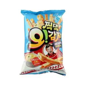 신상 오리온 찍먹 오감자 버터갈릭튀김맛 115g