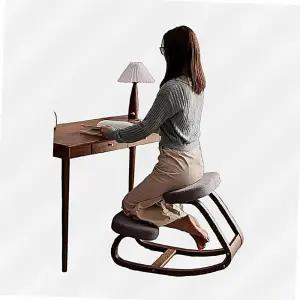 자세 인체공학적 의자 오래 원목 앉기 좋은 교정 컴퓨터 학습 닐링