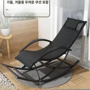 라탄 흔들의자 흔들 카페 개 프로모션 낮잠 블랙레드 표준형 휴식 거실