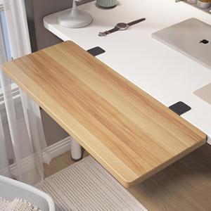 가정 및 사무실용 MUGVFVCSQ 인체공학 책상 익스텐더 선반, 키보드 트레이 90 접이식 테이블 팔걸이, 팔꿈치 팔 지지대(Walnut, 75x20m / 30x8인치)