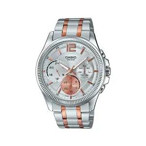 [신세계라이브쇼핑]카시오 MTP-E305RG-7A 엔타이서 멀티펑션 남성 메탈 시계
