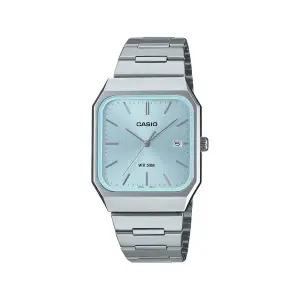 [신세계라이브쇼핑]카시오 MTP-B185D-2A2 클래식 캘린더 스퀘어 프리버클 남성 메탈 시계