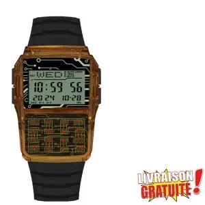 복고풍 Calculator 시계 [세금포함] [정품] 디지털 for Men 여성 라이트  경보 손목시계 명품시계 패션시