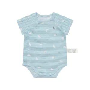 [B블루독베이비B]  (BL)비치버드반팔바디수트  4637004013   우주복/바디수트