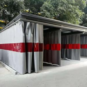 산업용 용접 커튼 칸막이 스크린, 유리 섬유 차폐 매트, 난연 안전 파티션, 작업장, 연삭 및 열간 작업 구역 회색-0 5mm 8 5 2 5미터/27 9 8 2피트