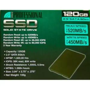 inland SSD 솔리드 스테이트 드라이브[세금포함] [정품] 120 GB Inland 프로페셔널 2.5 SATA 6GB 349381 33