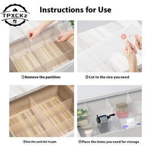 서랍 칸막이 DIY 선반 분리대 자유 속옷 옷장 양말 조합 수납 파티션 조절 가능