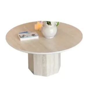 원형 대리석 거실테이블 협탁 식탁 좌식 티 북유럽