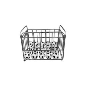 공 정리 바구니 트롤리 케이스 바퀴 체육 철제 놀이방 수납함 린넨 볼 베이직 투명