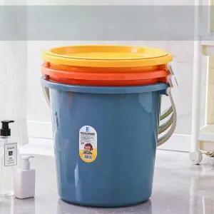 청소용품 대형 물통뚜껑 철제 화장실 수납함 관공서용 블루 2개