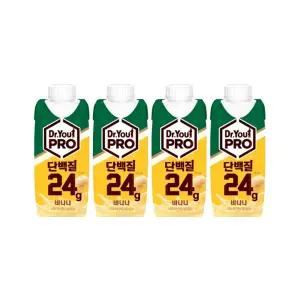 닥터유 프로 단백질 드링크 24g 바나나 250ml 4개