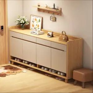 현관 입구 신발장 수납장 거실 우드 정리대 학원 복도 선반 슬림