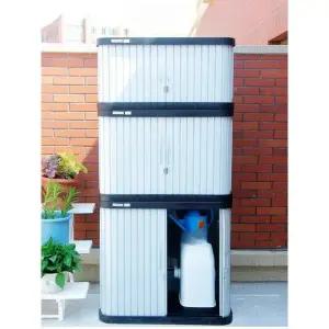 실속형 간이 창고 캐노피 수납 텐트 베란다 보관함 천막형 투명 45cm 450V 단층 1개