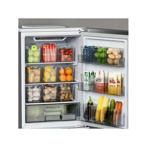 투명 플라스틱 냉장고 쌓을 야채 간식 있는 용기 BPA 정리함 보관 프리