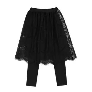 [게스키즈] 게스키즈 GUESS KIDS 레이스 레터링 치깅스 G12KAP010 [P003767114]