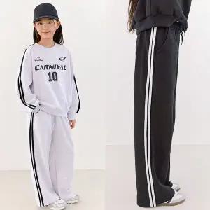 [shopDekelly]맨디 투라인 바지 팬츠 여아 주니어 의류 초등학생 옷