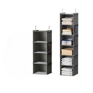옷장 걸이형 정리함 분리대 접이식 캐비닛 절약형 선반 공간 수납장 수납