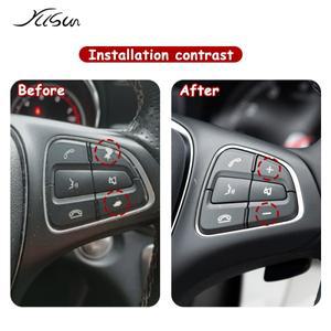 자동차 다기능 핸들 제어 스위치 메르세데스 벤츠 C GLC 클래스 W205 C180 C200 0999052000/300 단추