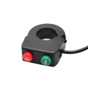 ABS 플라스틱 핸들바 경적 헤드라이트 12V 두 가지 기능 오토바이 스쿠터용