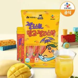 아이누리 X자연드림_젤로스윗망고젤리스틱 23gX8입 184g 3개입 5개입