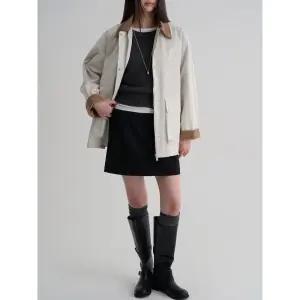 [에잇세컨즈] 칼라 배색 워크재킷  아이보리 (356239WM10)