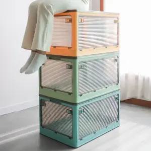 오픈 도어 리빙박스 정리함 84L 116L 폴딩박스 리빙박스 대용량리빙박스