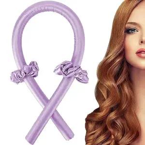 [콩심팥심]여자머리롤 볼륨 여자 실크원단 손상방지 긴머리롤 고데기없이