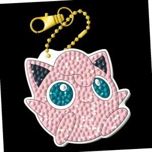 [셀러에이드]유아보석십자수 DIY 보석십자수 키링 포켓몬스터 푸린 6x7.5