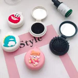 휴대용 접이식 거울빗 손거울 접이식빗 휴대용거울 미