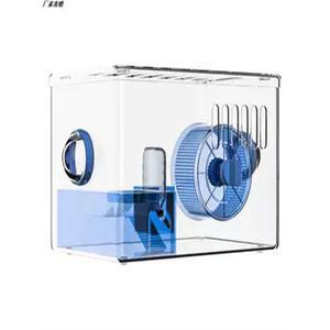 햄스터집 투명 하이컬러 소동물 사육장 2층 사육케이지 하우스 클리어 대형 세트