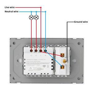 SRAN Tuya Wifi 스마트 라이트 스위치 및 벽이 아님 미국 소켓 플러그 콘센트 터치 센서 PC 패널 원격 Alex