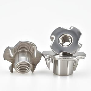 304 스테인리스 스틸 네 갈고리 T 너트 블라인드 티 스피커 호환 및 가구용 포인트 20개10개 M4 M5 M6 M8 M