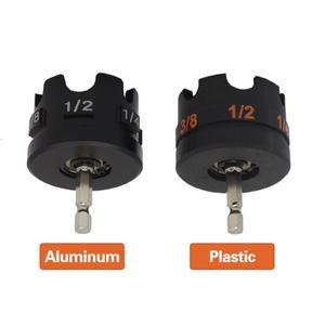 알루미늄 합금플라스틱 선택 가능 너트 지퍼 드릴 부착기 고속 및 볼트 제거용 리무버 추출기 도구 1개