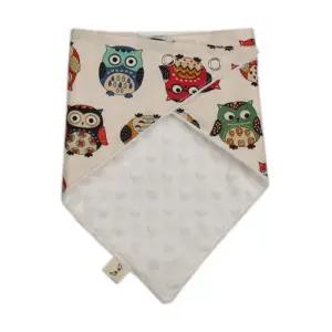 AMSS07 스노우 칼라 부엉이/스노우빕/신생아/턱받이/유아/영아/목스카프/아기용/스카프빕/아동/쁘띠/스카프