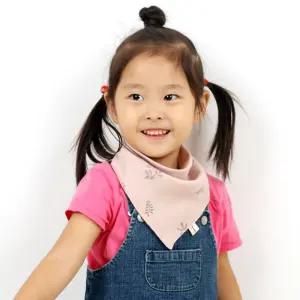 AMGS13 거즈 리프 핑크/유아/목스카프/아기/스카프빕/아동/스노우빕/신생아/턱받이/영아/아기용/스카프/