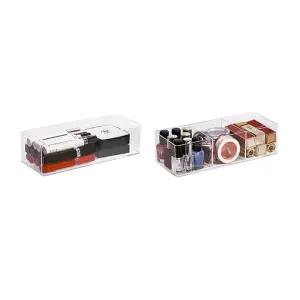 화장품 서랍정리함 칸막이 소품 수납함 투명 보관함