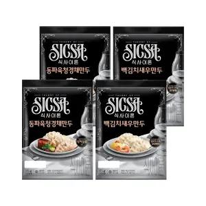 식사이론 동파육 청경채 만두 315gx2개+백김치 새우만두 315gx2개