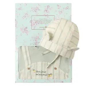 MN 스트라이프SET바디슈트 3631260402 36312-604-02 출산백일돌선물