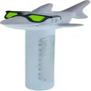 SWIMLINE 하이드로툴스 쿨 샤크 소프트 탑 온도계 대형 부유식 읽기 야외 및 실내 수영장 스파 연못 욕조용